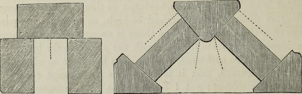 An illustration from The landscape gardening and landscape architecture of the late Humphry Repton, esq., being his entire works on these subjects : ...with historical and scientific introduction, a systematic analysis, a biographical notice, notes, and copious alphabetical index, 1840, leaf 585