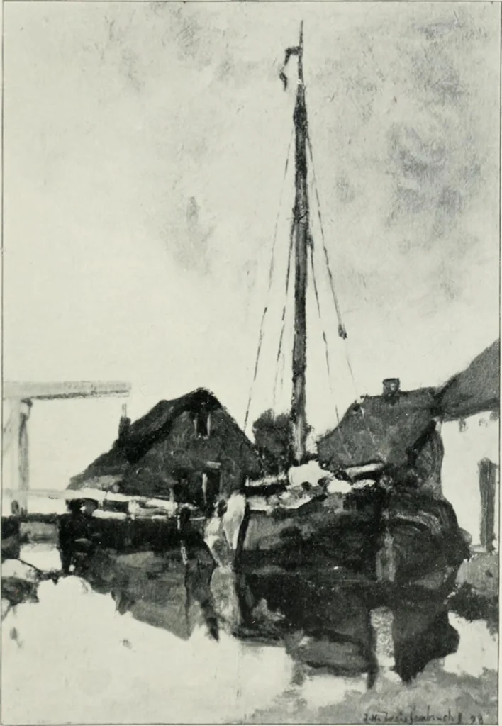 An illustration from Landscape painting and modern Dutch artists, 1906, leaf 174