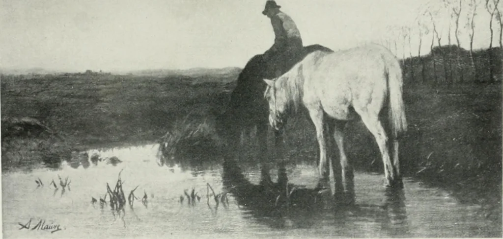 An illustration from Landscape painting and modern Dutch artists, 1906, leaf 186