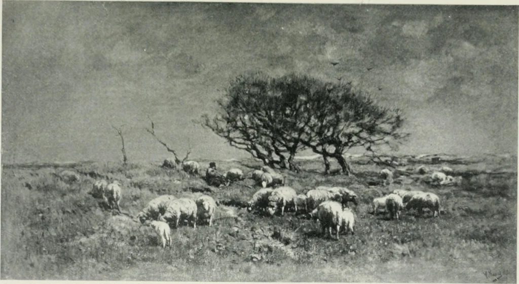 An illustration from Landscape painting and modern Dutch artists, 1906, leaf 240