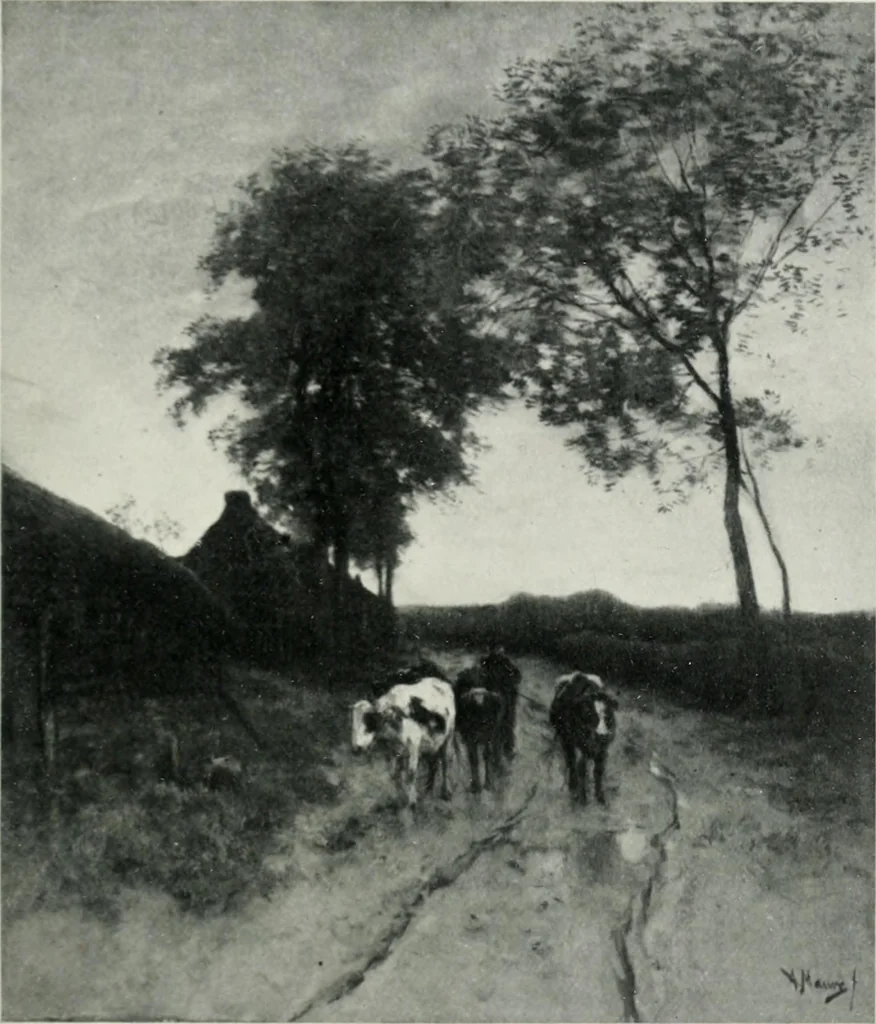 An illustration from Landscape painting and modern Dutch artists, 1906, leaf 246