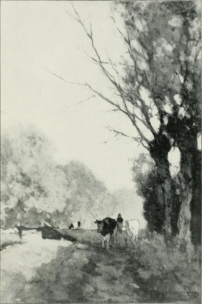 An illustration from Landscape painting and modern Dutch artists, 1906, leaf 286