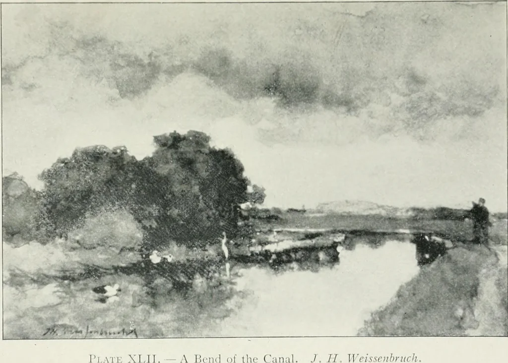 An illustration from Landscape painting and modern Dutch artists, 1906, leaf 292