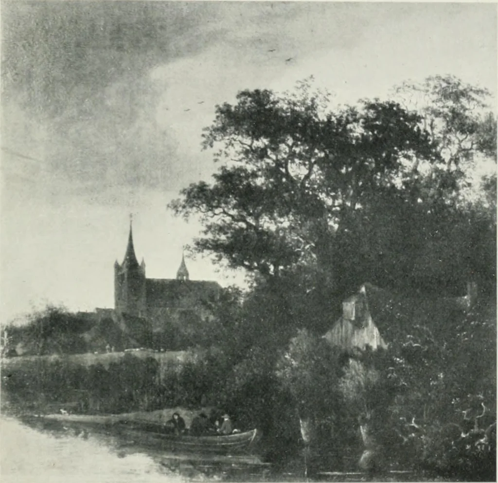 An illustration from Landscape painting and modern Dutch artists, 1906, leaf 70