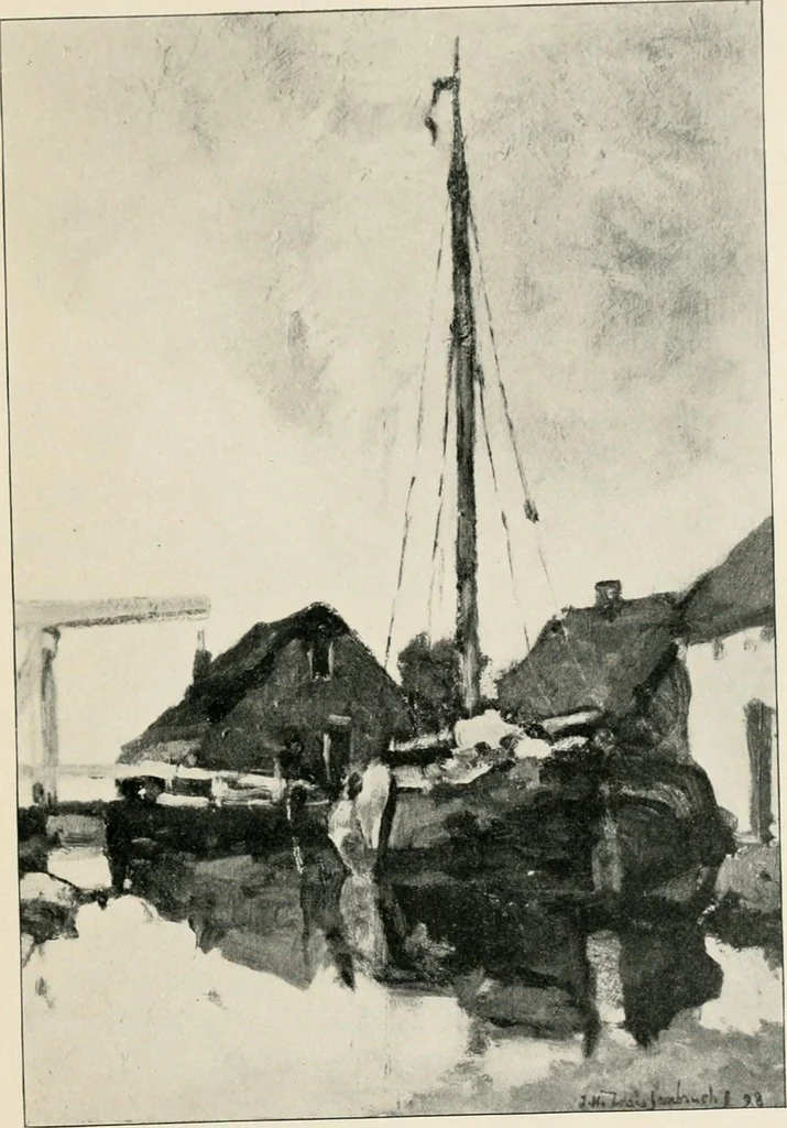 An illustration from Landscape painting and modern Dutch artists, by E. B. Greenshields .., 1906, leaf 173