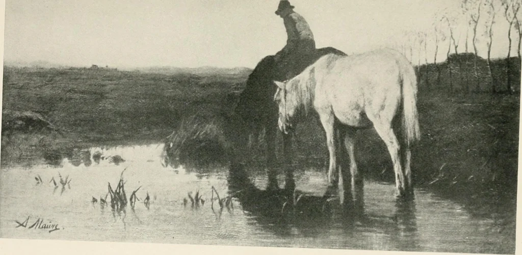 An illustration from Landscape painting and modern Dutch artists, by E. B. Greenshields .., 1906, leaf 185