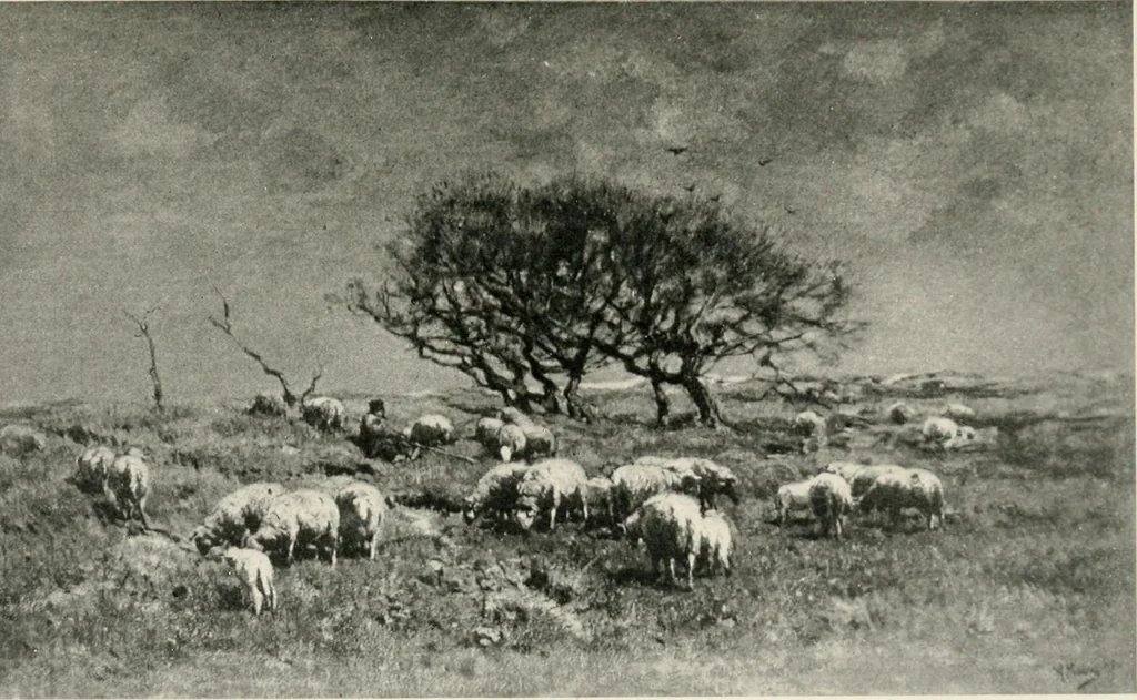 An illustration from Landscape painting and modern Dutch artists, by E. B. Greenshields .., 1906, leaf 239