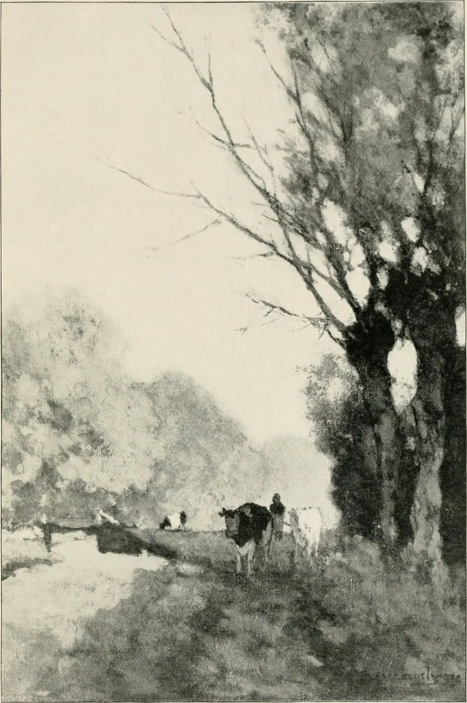 An illustration from Landscape painting and modern Dutch artists, by E. B. Greenshields .., 1906, leaf 287