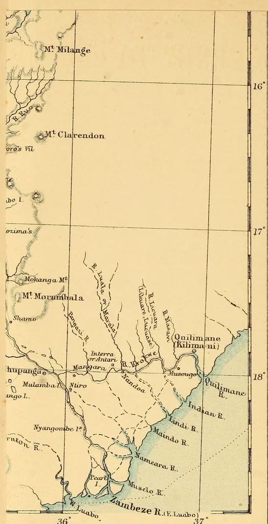 An illustration from The lands of Cazembe. Lacerda's journey to Cazembe in 1798, 1873, leaf 6