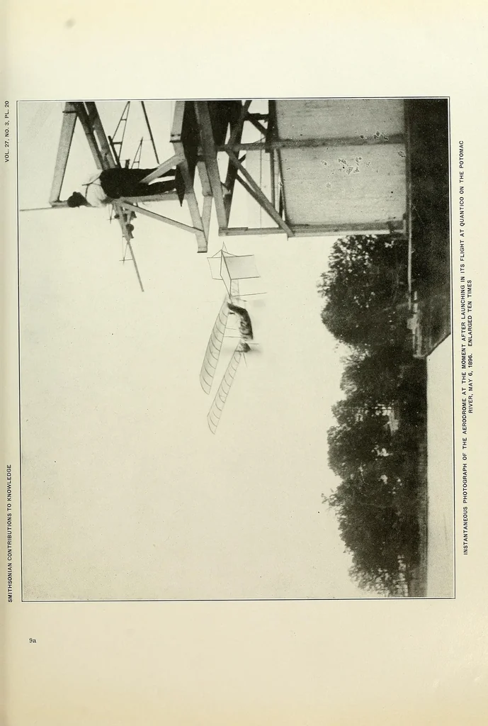 An illustration from Langley memoir on mechanical flight : pt. 1-, 1911, leaf 165