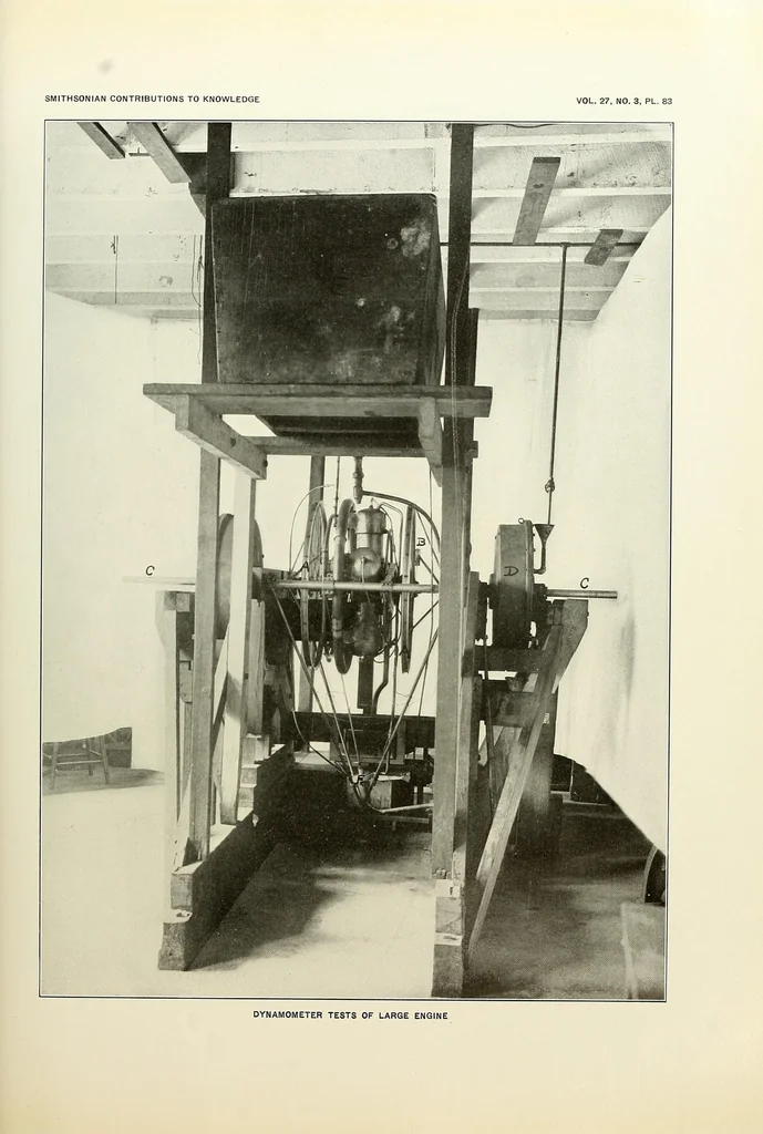 An illustration from Langley memoir on mechanical flight : pt. 1-, 1911, leaf 445