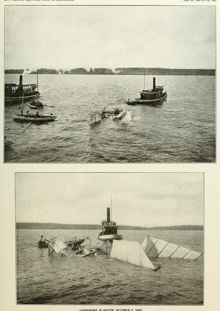 An illustration from Langley memoir on mechanical flight : pt. 1-, 1911, leaf 505