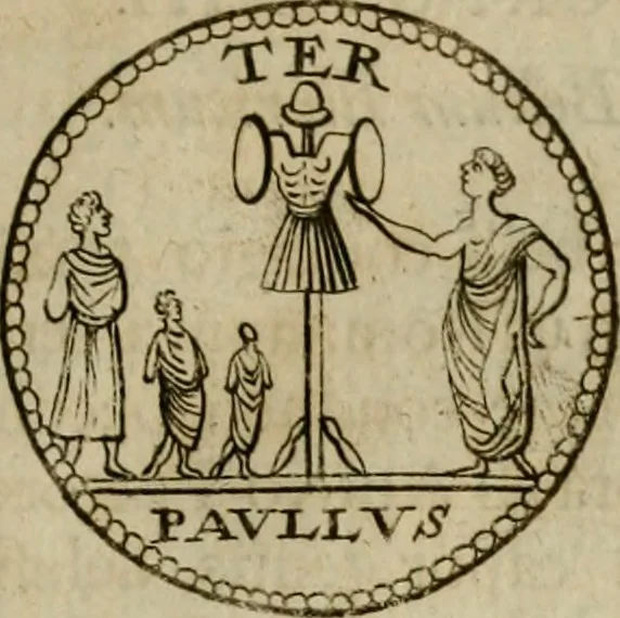 An illustration from L. Annaeus Florus, 1680, leaf 120