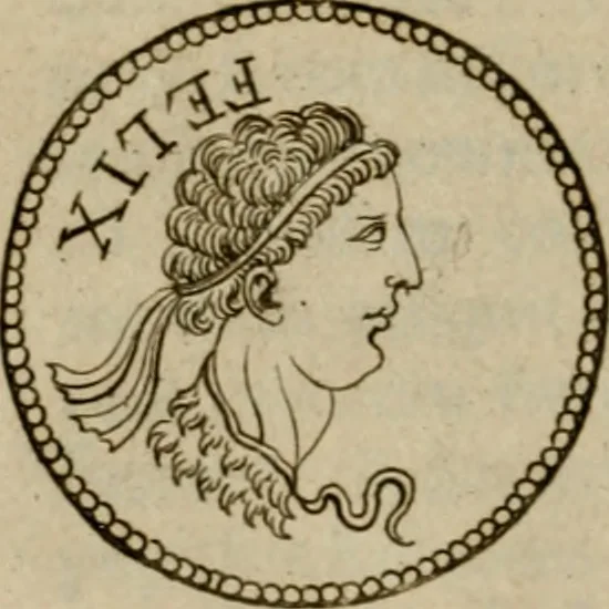 An illustration from L. Annaeus Florus, 1680, leaf 137