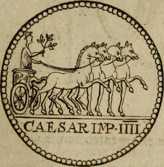An illustration from L. Annaeus Florus, 1680, leaf 208
