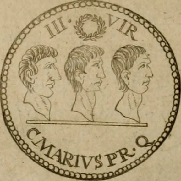 An illustration from L. Annaeus Florus, 1680, leaf 217