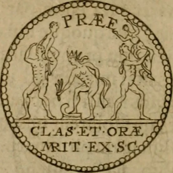 An illustration from L. Annaeus Florus, 1680, leaf 221