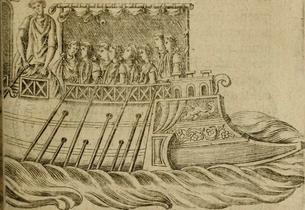 An illustration from L. Annaeus Florus, 1680, leaf 228