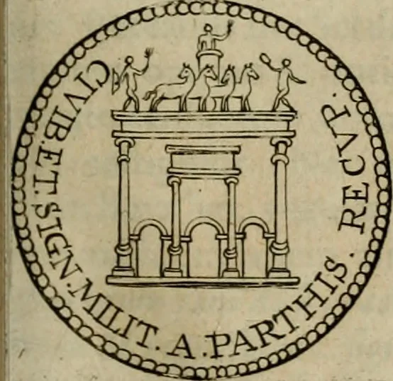 An illustration from L. Annaeus Florus, 1680, leaf 240