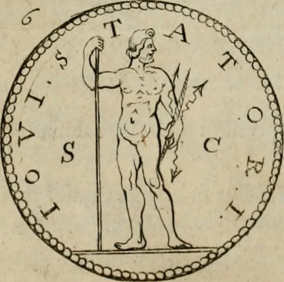 An illustration from L. Annaeus Florus, 1680, leaf 45