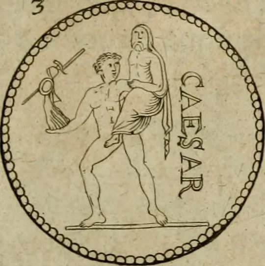 An illustration from L. Annaeus Florus, 1680, leaf 48