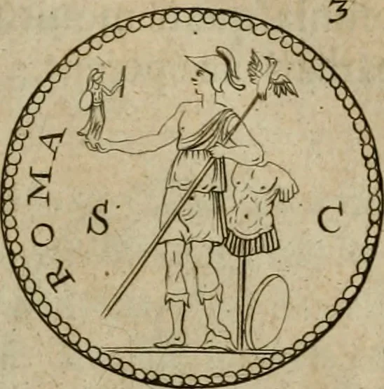 An illustration from L. Annaeus Florus, 1680, leaf 48