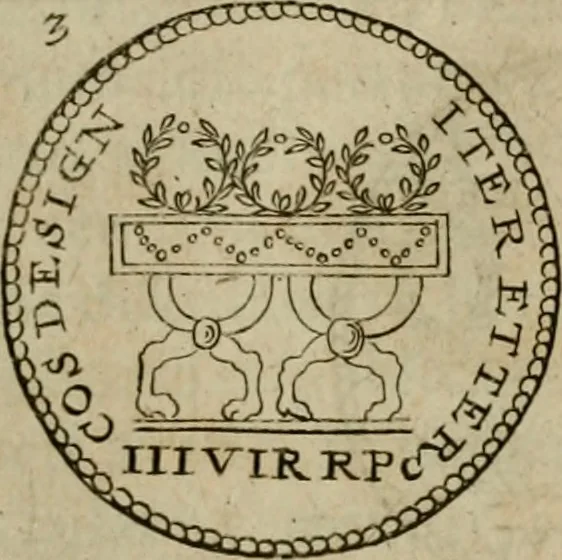 An illustration from L. Annaeus Florus, 1680, leaf 54