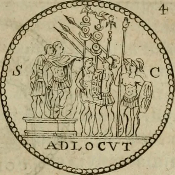 An illustration from L. Annaeus Florus, 1680, leaf 54