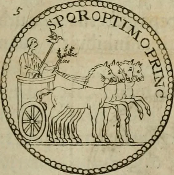 An illustration from L. Annaeus Florus, 1680, leaf 54