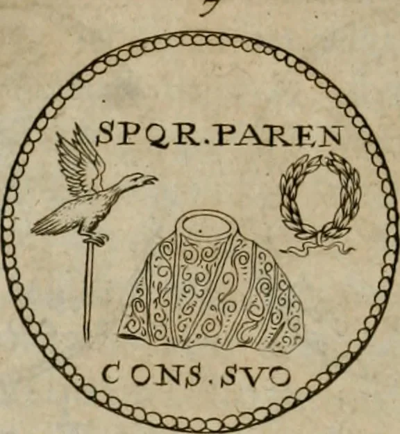 An illustration from L. Annaeus Florus, 1680, leaf 55