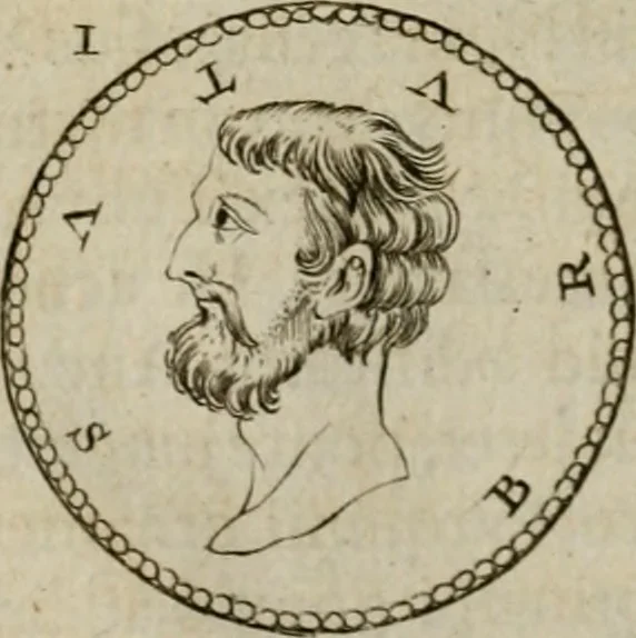 An illustration from L. Annaeus Florus, 1680, leaf 59