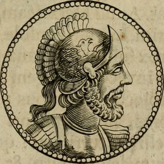 An illustration from L. Annaeus Florus, 1680, leaf 74