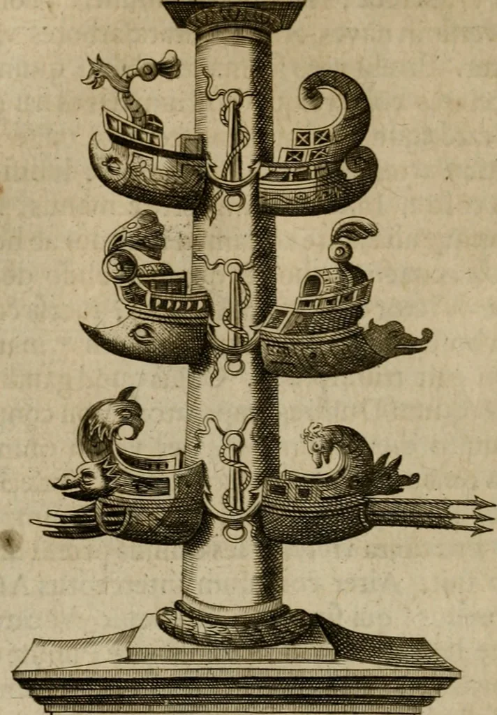 An illustration from L. Annaeus Florus, 1680, leaf 89