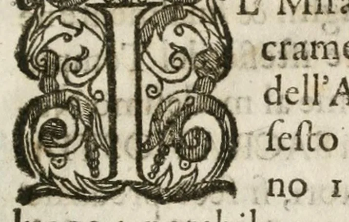 An illustration from L'anno secolare : festa solennemente celebrata dalla illustrissima città di Torino agli sei di giugno dell'Anno MDCLIII che fù l'anno dugentesimo dope il famoso miracolo del Santissimo Sacramento, 1653, leaf 7