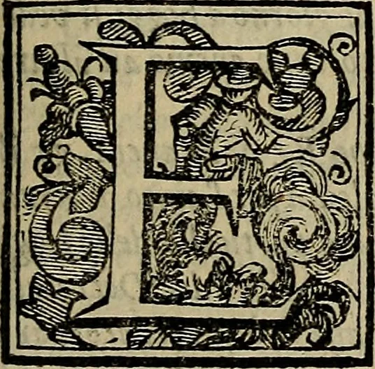 An illustration from La nobilta di Milano, diuisa in sei libri. Nel primo, si narra di tvtti i santi, e beati, di patria milanesi. Co'l numero, e nome de' corpi santi, e reliquie notabili, chiese, monasterij, hospitali, e case pie, che sono nella città, e diocesi di Milano. Nel secondo, si descriuono tutti i papi, cardinali, arciuescoui, vescoui, e prelati graduati milanesi. Nel terzo, si ragiona di tutti i letterati, e componitori milanesi, in qualunque sorte de studij. Nel quarto, si tratta di tutti i rè, imperatori, & huomini valenti, famosi nella militia dell'istessa patria. Con le guerre fatte da milanesi, con altre città. Nel quinto, si fauella de' pittori, scultori, architteti, miniatori, & altri virtuosi, in diuerse sorti di virtù, milanesi. Nel sesto, leggesi le grandezze de' milanesi, la nobiltà di molte casate, le fertilità de' campi, l'anticaglie, e quei c'hanno dominato questa città, et altre cose degne da sapersi, 1595, leaf 104