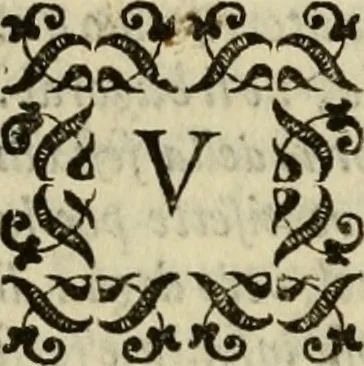 An illustration from La nobilta di Milano, diuisa in sei libri. Nel primo, si narra di tvtti i santi, e beati, di patria milanesi. Co'l numero, e nome de' corpi santi, e reliquie notabili, chiese, monasterij, hospitali, e case pie, che sono nella città, e diocesi di Milano. Nel secondo, si descriuono tutti i papi, cardinali, arciuescoui, vescoui, e prelati graduati milanesi. Nel terzo, si ragiona di tutti i letterati, e componitori milanesi, in qualunque sorte de studij. Nel quarto, si tratta di tutti i rè, imperatori, & huomini valenti, famosi nella militia dell'istessa patria. Con le guerre fatte da milanesi, con altre città. Nel quinto, si fauella de' pittori, scultori, architteti, miniatori, & altri virtuosi, in diuerse sorti di virtù, milanesi. Nel sesto, leggesi le grandezze de' milanesi, la nobiltà di molte casate, le fertilità de' campi, l'anticaglie, e quei c'hanno dominato questa città, et altre cose degne da sapersi, 1595, leaf 137