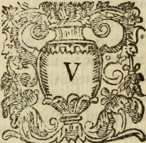 An illustration from La nobilta di Milano, diuisa in sei libri. Nel primo, si narra di tvtti i santi, e beati, di patria milanesi. Co'l numero, e nome de' corpi santi, e reliquie notabili, chiese, monasterij, hospitali, e case pie, che sono nella città, e diocesi di Milano. Nel secondo, si descriuono tutti i papi, cardinali, arciuescoui, vescoui, e prelati graduati milanesi. Nel terzo, si ragiona di tutti i letterati, e componitori milanesi, in qualunque sorte de studij. Nel quarto, si tratta di tutti i rè, imperatori, & huomini valenti, famosi nella militia dell'istessa patria. Con le guerre fatte da milanesi, con altre città. Nel quinto, si fauella de' pittori, scultori, architteti, miniatori, & altri virtuosi, in diuerse sorti di virtù, milanesi. Nel sesto, leggesi le grandezze de' milanesi, la nobiltà di molte casate, le fertilità de' campi, l'anticaglie, e quei c'hanno dominato questa città, et altre cose degne da sapersi, 1595, leaf 315