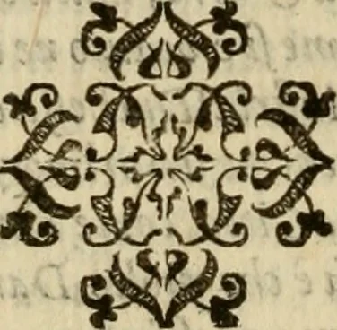 An illustration from La nobilta di Milano, diuisa in sei libri. Nel primo, si narra di tvtti i santi, e beati, di patria milanesi. Co'l numero, e nome de' corpi santi, e reliquie notabili, chiese, monasterij, hospitali, e case pie, che sono nella città, e diocesi di Milano. Nel secondo, si descriuono tutti i papi, cardinali, arciuescoui, vescoui, e prelati graduati milanesi. Nel terzo, si ragiona di tutti i letterati, e componitori milanesi, in qualunque sorte de studij. Nel quarto, si tratta di tutti i rè, imperatori, & huomini valenti, famosi nella militia dell'istessa patria. Con le guerre fatte da milanesi, con altre città. Nel quinto, si fauella de' pittori, scultori, architteti, miniatori, & altri virtuosi, in diuerse sorti di virtù, milanesi. Nel sesto, leggesi le grandezze de' milanesi, la nobiltà di molte casate, le fertilità de' campi, l'anticaglie, e quei c'hanno dominato questa città, et altre cose degne da sapersi, 1595, leaf 339