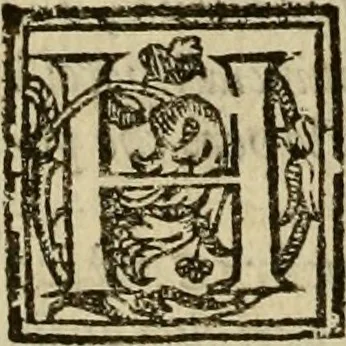 An illustration from La nobilta di Milano, diuisa in sei libri. Nel primo, si narra di tvtti i santi, e beati, di patria milanesi. Co'l numero, e nome de' corpi santi, e reliquie notabili, chiese, monasterij, hospitali, e case pie, che sono nella città, e diocesi di Milano. Nel secondo, si descriuono tutti i papi, cardinali, arciuescoui, vescoui, e prelati graduati milanesi. Nel terzo, si ragiona di tutti i letterati, e componitori milanesi, in qualunque sorte de studij. Nel quarto, si tratta di tutti i rè, imperatori, & huomini valenti, famosi nella militia dell'istessa patria. Con le guerre fatte da milanesi, con altre città. Nel quinto, si fauella de' pittori, scultori, architteti, miniatori, & altri virtuosi, in diuerse sorti di virtù, milanesi. Nel sesto, leggesi le grandezze de' milanesi, la nobiltà di molte casate, le fertilità de' campi, l'anticaglie, e quei c'hanno dominato questa città, et altre cose degne da sapersi, 1595, leaf 43