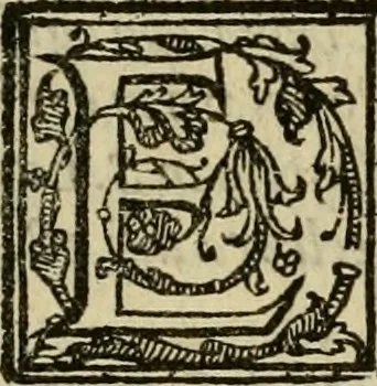 An illustration from La nobilta di Milano, diuisa in sei libri. Nel primo, si narra di tvtti i santi, e beati, di patria milanesi. Co'l numero, e nome de' corpi santi, e reliquie notabili, chiese, monasterij, hospitali, e case pie, che sono nella città, e diocesi di Milano. Nel secondo, si descriuono tutti i papi, cardinali, arciuescoui, vescoui, e prelati graduati milanesi. Nel terzo, si ragiona di tutti i letterati, e componitori milanesi, in qualunque sorte de studij. Nel quarto, si tratta di tutti i rè, imperatori, & huomini valenti, famosi nella militia dell'istessa patria. Con le guerre fatte da milanesi, con altre città. Nel quinto, si fauella de' pittori, scultori, architteti, miniatori, & altri virtuosi, in diuerse sorti di virtù, milanesi. Nel sesto, leggesi le grandezze de' milanesi, la nobiltà di molte casate, le fertilità de' campi, l'anticaglie, e quei c'hanno dominato questa città, et altre cose degne da sapersi, 1595, leaf 57