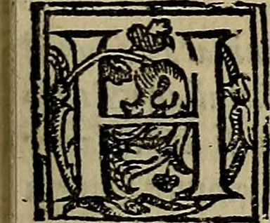 An illustration from La nobilta di Milano, diuisa in sei libri. Nel primo, si narra di tvtti i santi, e beati, di patria milanesi. Co'l numero, e nome de' corpi santi, e reliquie notabili, chiese, monasterij, hospitali, e case pie, che sono nella città, e diocesi di Milano. Nel secondo, si descriuono tutti i papi, cardinali, arciuescoui, vescoui, e prelati graduati milanesi. Nel terzo, si ragiona di tutti i letterati, e componitori milanesi, in qualunque sorte de studij. Nel quarto, si tratta di tutti i rè, imperatori, & huomini valenti, famosi nella militia dell'istessa patria. Con le guerre fatte da milanesi, con altre città. Nel quinto, si fauella de' pittori, scultori, architteti, miniatori, & altri virtuosi, in diuerse sorti di virtù, milanesi. Nel sesto, leggesi le grandezze de' milanesi, la nobiltà di molte casate, le fertilità de' campi, l'anticaglie, e quei c'hanno dominato questa città, et altre cose degne da sapersi, 1595, leaf 98