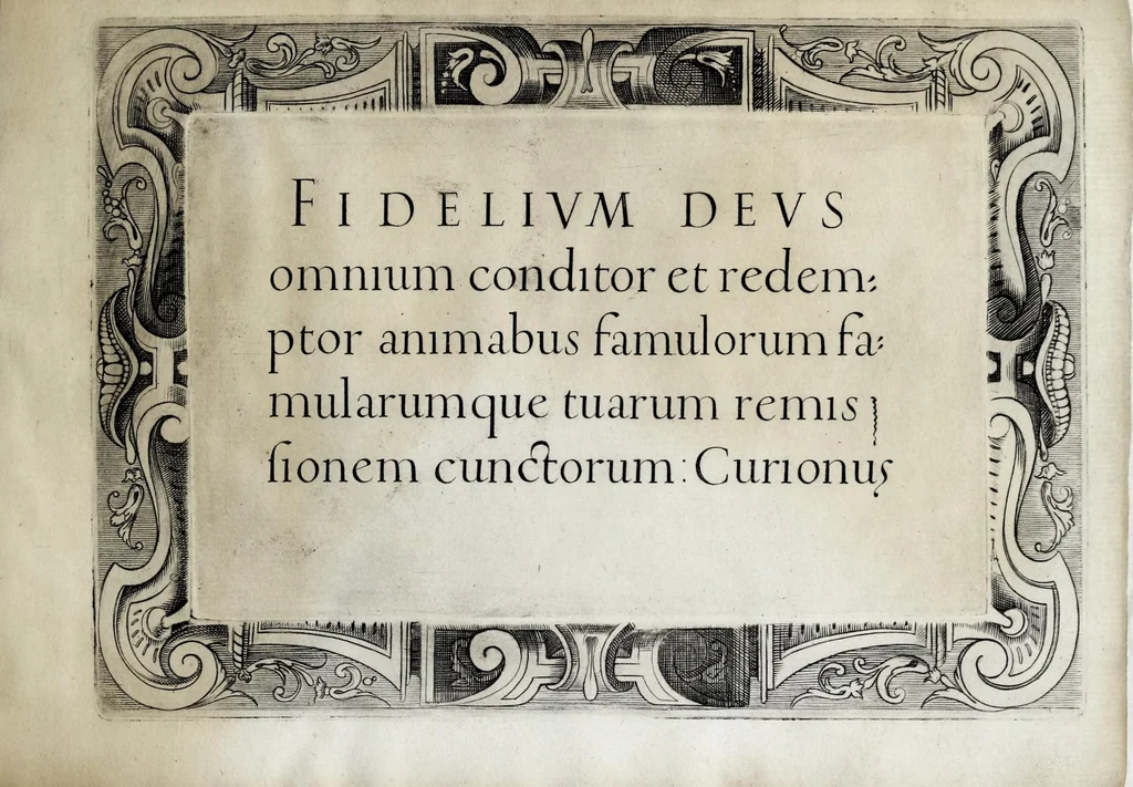 An illustration from Lanotomia delle cancellaresche corsiue, & altre maniere di lettere, 1588, leaf 109