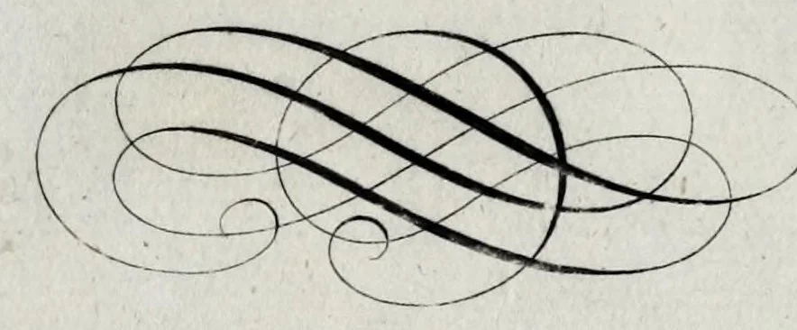 An illustration from Lanotomia delle cancellaresche corsiue, & altre maniere di lettere, 1588, leaf 15