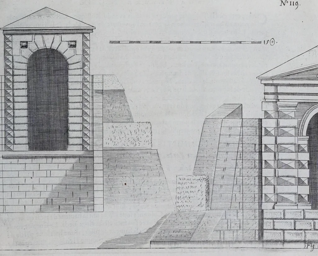 An illustration from La nouvelle fortification, 1645, leaf 189