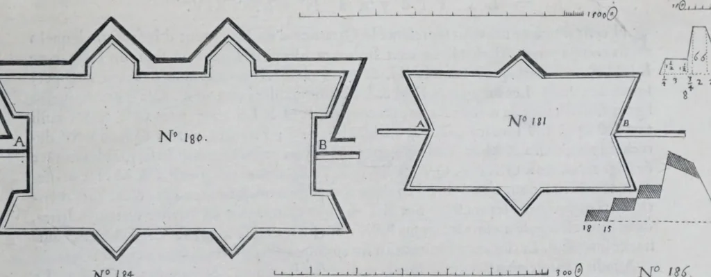 An illustration from La nouvelle fortification, 1645, leaf 237