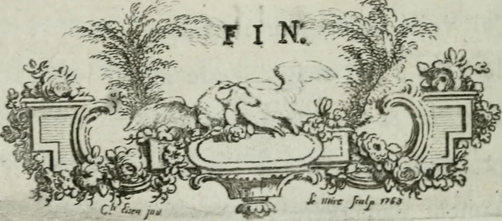 An illustration from La nouvelle Zélis au bain, poeme en six chants, 1768, leaf 99