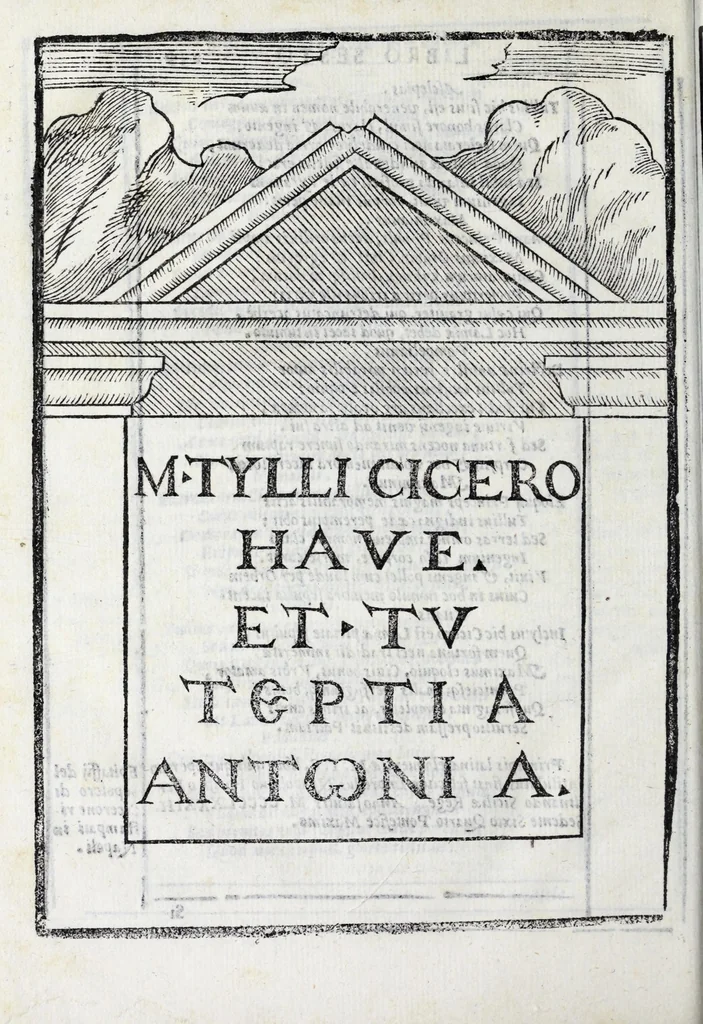 An illustration from L'antica Arpino : opera del p.re d. Bernardo Clauelli ..., diuis' in libbri sei : ne' quali con l'edificat.ne c'hebbe da Saturno, si narrano i più celebri fatti di C. Mario, di M. Tullio Cicer.ne e d'altri arpinati che fiorirono nella Rom.na Repub, 1623, leaf 256