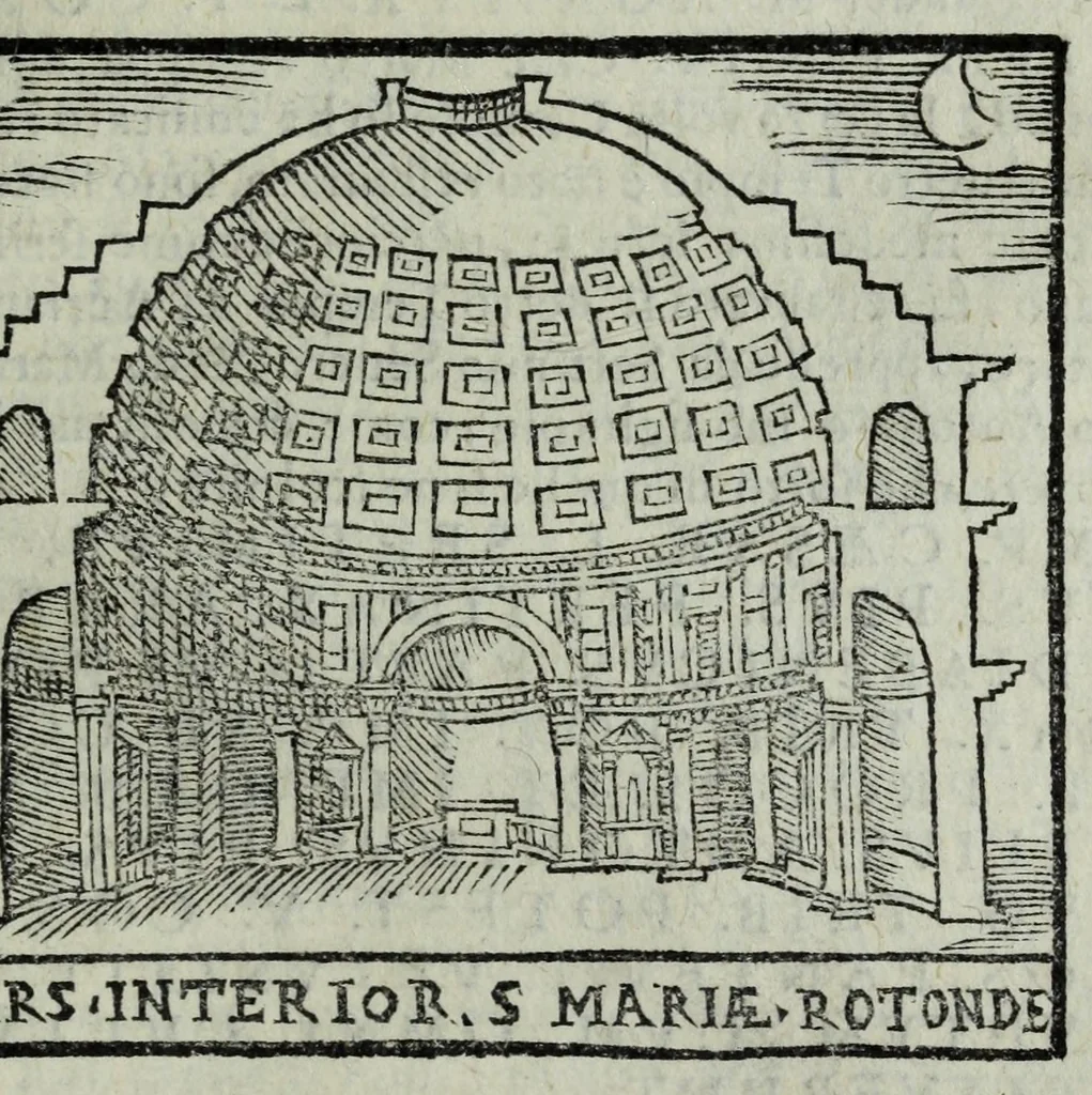 An illustration from L'antichita di Roma, 1588, leaf 361