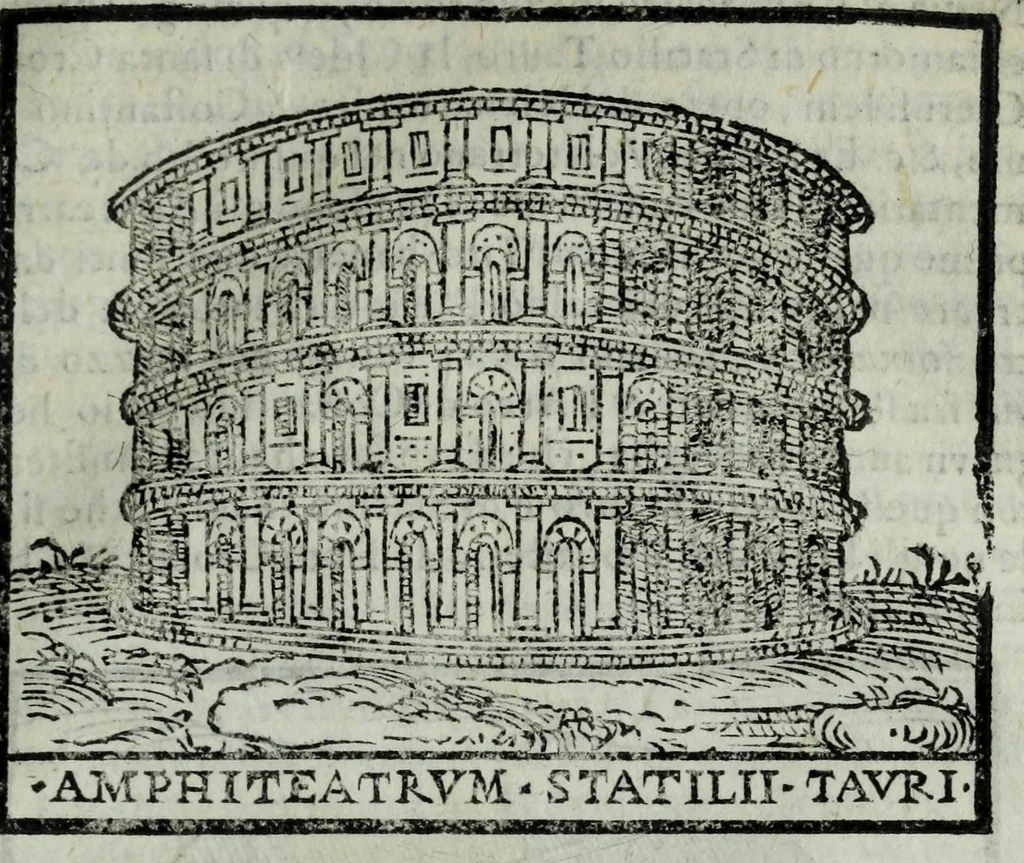 An illustration from L'antichita di Roma, 1588, leaf 417