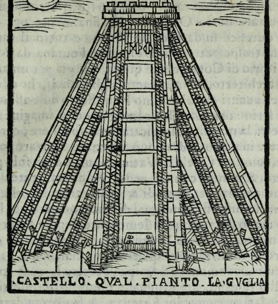 An illustration from L'antichita di Roma, 1588, leaf 443